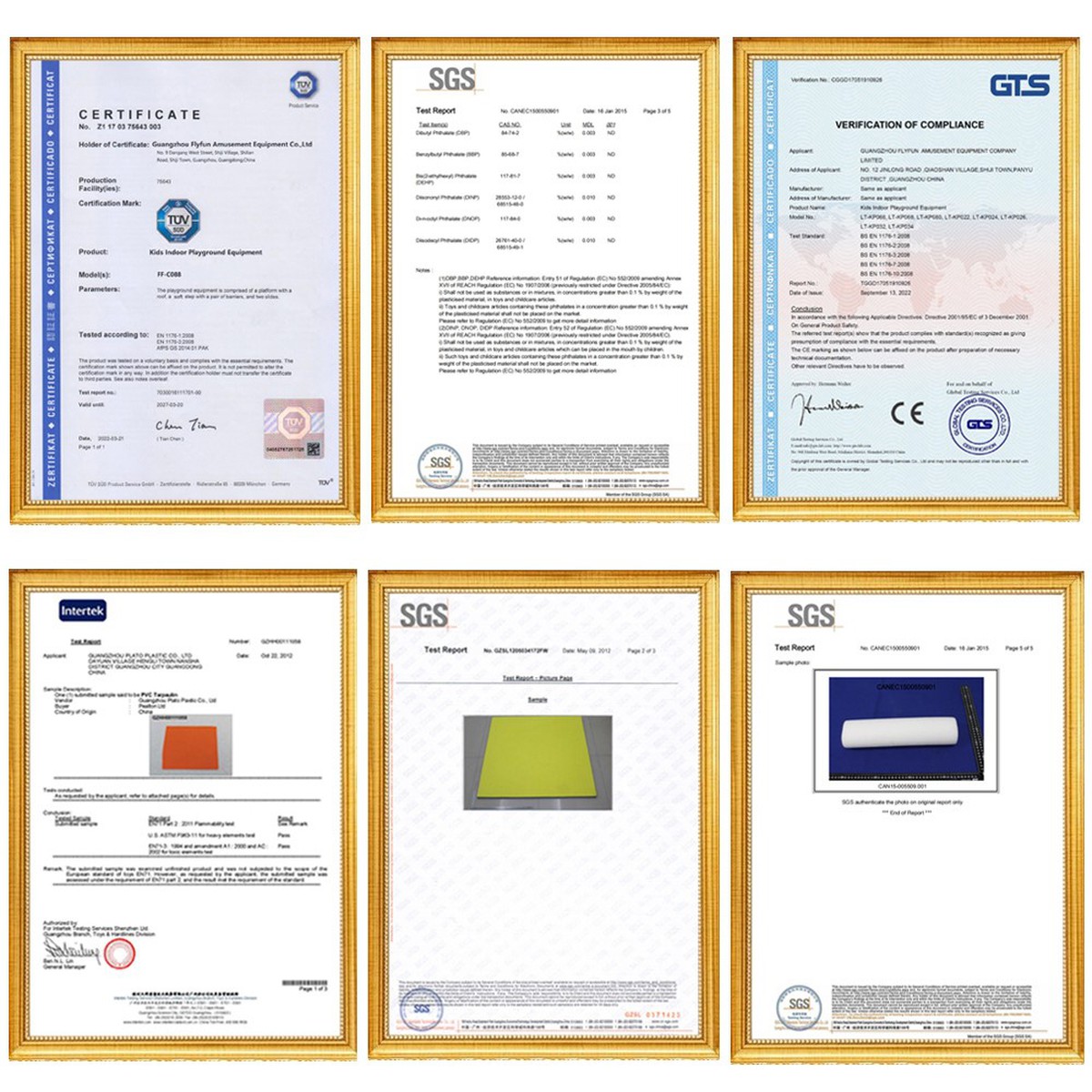 Family Indoor Playground certificate Family Indoor Playground certificate